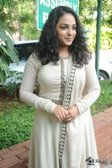 Nithya Menon at OK Bangaram Movie Audio Success Meet